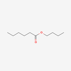 Chemical structure of Butyl hexanoate