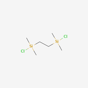 Chemical structure of 1,2-Bis(chlorodimethylsilyl)ethane