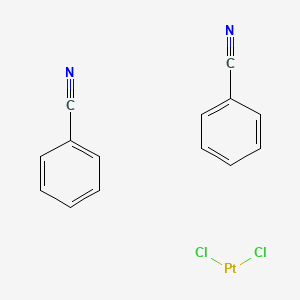 Chemical structure of Bis(benzonitrile)dichloroplatinum(II)