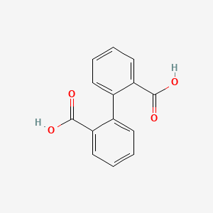 Chemical structure of Diphenic acid