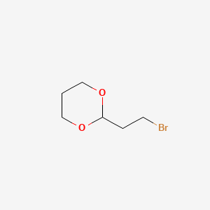 Chemical structure of 2-(2-Bromoethyl)-1,3-dioxane