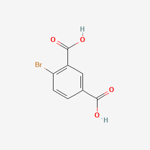 Chemical structure of 4-Bromoisophthalic acid