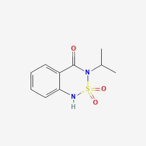 Chemical structure of Bentazon