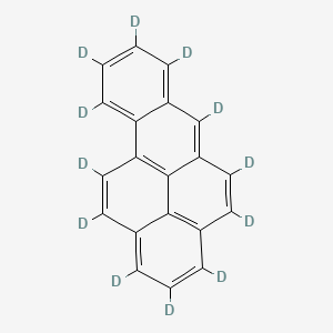 Chemical structure of Benzo[a]pyrene-d12