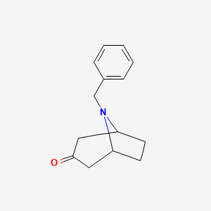 Chemical structure of N-Benzyltropinone