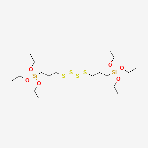 Chemical structure of Bis[3-(triethoxysilyl)propyl] tetrasulfide