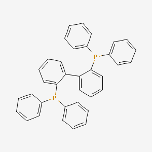 Chemical structure of 2,2'-Bis(diphenylphosphino)biphenyl