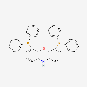 Chemical structure of 4,6-Bis(diphenylphosphino)phenoxazine
