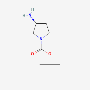 Chemical structure of (R)-(+)-N-Boc-3-aminopyrrolidine