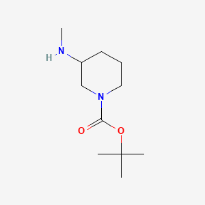 Chemical structure of 1-Boc-3-(methylamino)piperidine