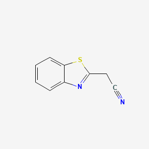 Chemical structure of 2-Benzothiazoleacetonitrile
