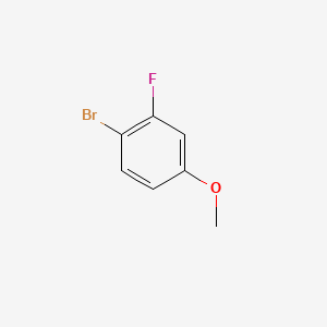 Chemical structure of 4-Bromo-3-fluoroanisole