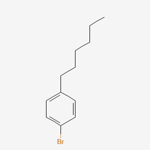 Chemical structure of 1-Bromo-4-hexylbenzene