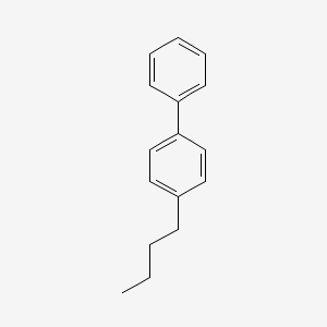 Chemical structure of 4-Butylbiphenyl