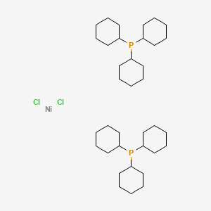 Chemical structure of Bis(tricyclohexylphosphine)nickel dichloride