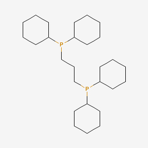 Chemical structure of 1,3-Bis(dicyclohexylphosphino)propane