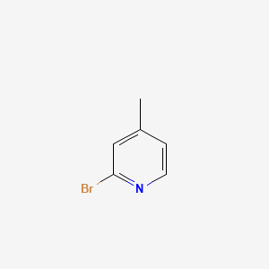 Chemical structure of 2-Bromo-4-methylpyridine