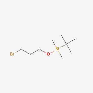 Chemical structure of (3-Bromopropoxy)-tert-butyldimethylsilane