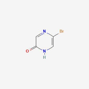 Chemical structure of 2-Bromo-5-hydroxypyrazine