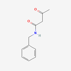 Chemical structure of N-Benzylacetoacetamide