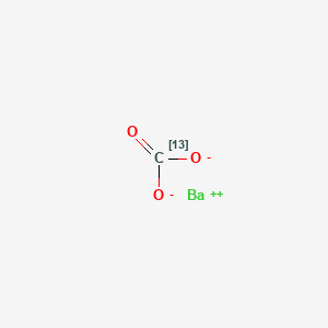 Chemical structure of Barium carbonate-13C