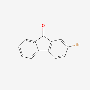 Chemical structure of 2-Bromo-9-fluorenone