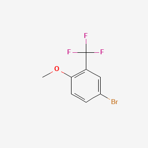 Chemical structure of 4-Bromo-2-(trifluoromethyl)anisole