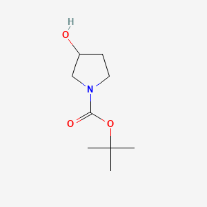 Chemical structure of 1-Boc-3-pyrrolidinol