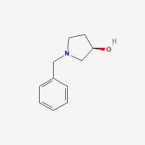 Chemical structure of (R)-(+)-1-Benzyl-3-pyrrolidinol