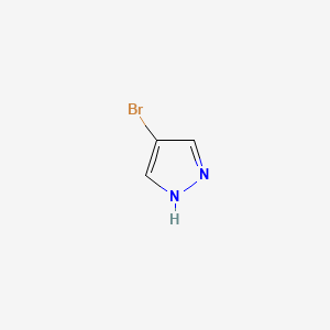 Chemical structure of 4-Bromopyrazole