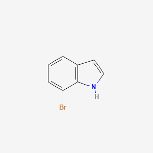 Chemical structure of 7-Bromoindole