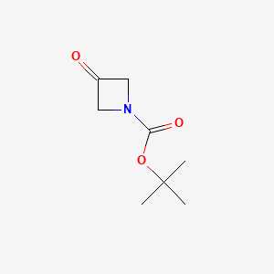 Chemical structure of 1-Boc-3-azetidinone