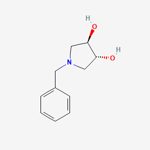 Chemical structure of (3R,4R)-(-)-1-Benzyl-3,4-pyrrolidindiol