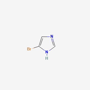 Chemical structure of 4-Bromo-1H-imidazole