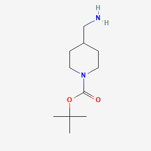 Chemical structure of 1-Boc-4-(aminomethyl)piperidine