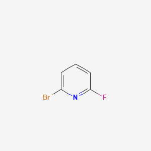 Chemical structure of 2-Bromo-6-fluoropyridine