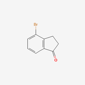 Chemical structure of 4-Bromo-1-indanone