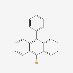 Chemical structure of 9-BROMO-10-PHENYL-ANTHRACENE