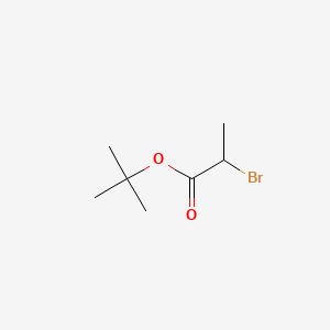 Chemical structure of tert-Butyl 2-bromopropanoate