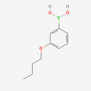 Chemical structure of 3-Butoxyphenylboronic acid