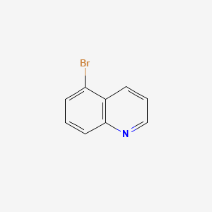 Chemical structure of 5-Bromoquinoline