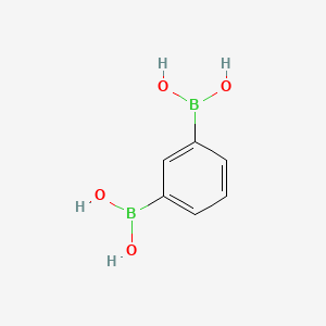 Chemical structure of 1,3-Benzenediboronic acid