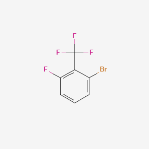 Chemical structure of 2-Bromo-6-fluorobenzotrifluoride