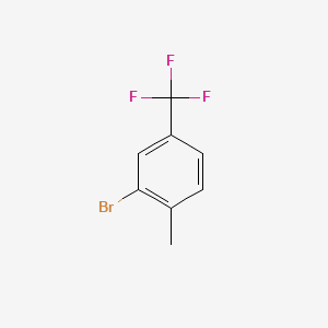 Chemical structure of 3-Bromo-4-methylbenzotrifluoride