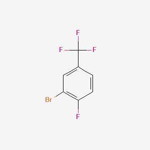 Chemical structure of 3-Bromo-4-fluorobenzotrifluoride