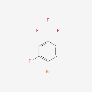 Chemical structure of 4-Bromo-3-fluorobenzotrifluoride