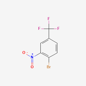 Chemical structure of 4-Bromo-3-nitrobenzotrifluoride