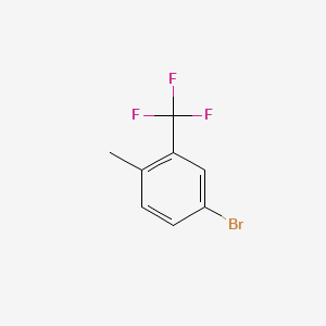 Chemical structure of 5-Bromo-2-methylbenzotrifluoride