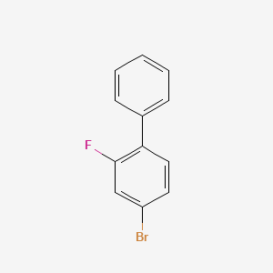Chemical structure of 4-Bromo-2-fluorobiphenyl