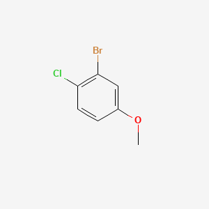 Chemical structure of 3-Bromo-4-chloroanisole